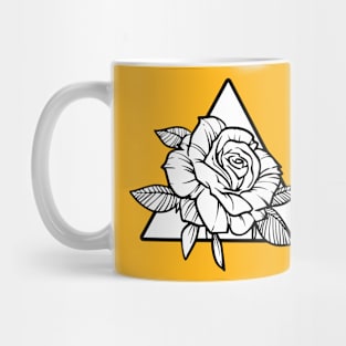 Rose (black) Mug